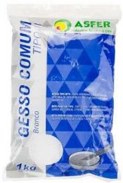 Gesso Comum Tipo II 1kg - Asfer