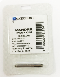 Mandril Disco Lixa Pop On - Microdont
Embalagem Unitária