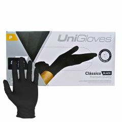 Luva p/ Procedimento Clássico Black - Unigloves