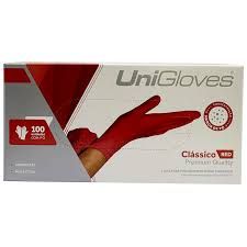 Luva p/ Procedimento Unigloves Red 